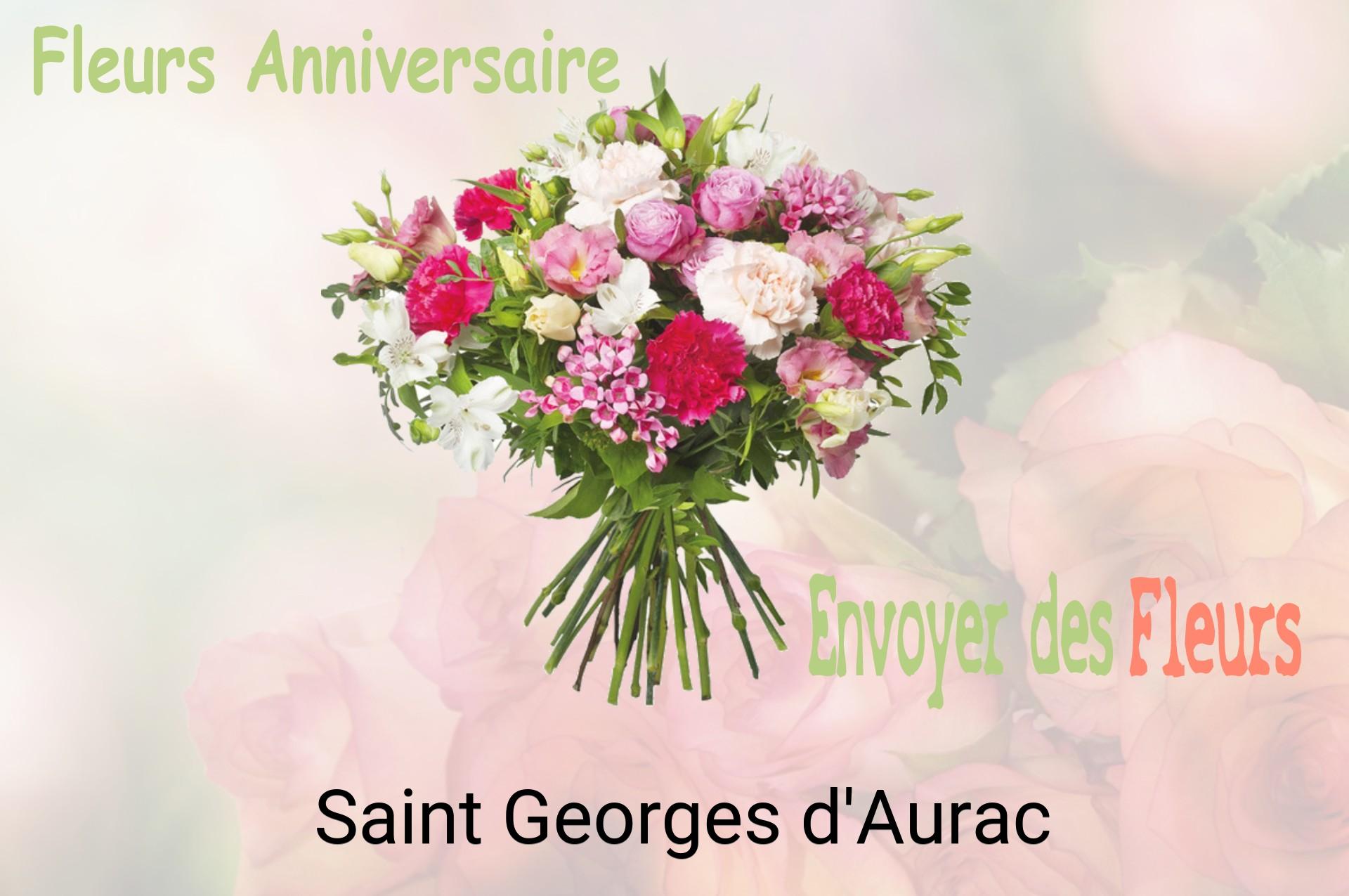 Bouquet de fleurs d’anniversaire livré à Saint-Georges-d'Aurac