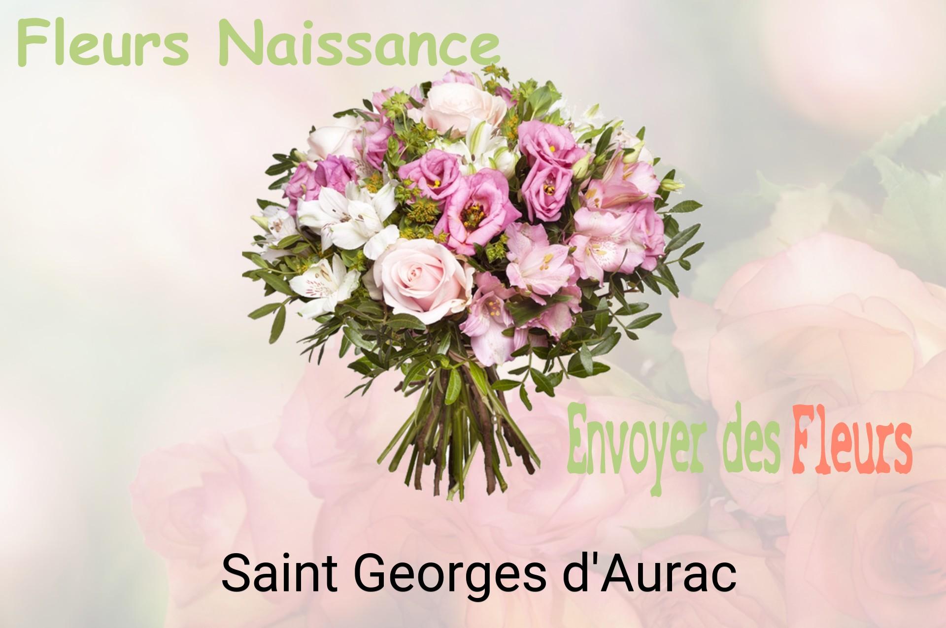 Bouquet de fleurs de naissance livré à Saint-Georges-d'Aurac